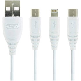 تصویر کابل تبدیل USB به micro USB ترانیو مدل XS1 TRANYOO