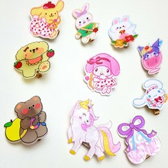 تصویر گیره انبری مو فانتزی مدل چراغ دار تحفیف ویژه-ارسال فوری