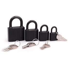 تصویر قفل آویز مشکی 63 سان مکث 7663 