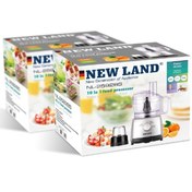 تصویر غذا ساز 10 کاره نیولند مدل NL-2592-BS Newland 10-function food processor model NL-2592-BS