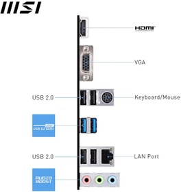 تصویر مادربرد ام اس آی مدل PRO B760M-E DDR5 MSI PRO B760M-E DDR5 mATX Motherboard