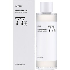 تصویر تونر تسکین دهنده و آبرسان HEARTLEAF 77% آنوا ANUA HEARTLEAF 77% SOOTIHING TONER 250 ML