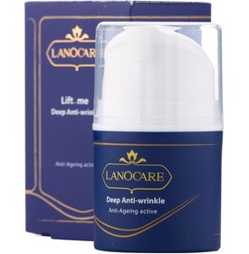 تصویر کرم ضد چروک لانوکر لیفت کننده صورت و گردن 30 میل Lanocare Cream Lift Me Deep Anti Wrinkle 30ml