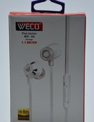 تصویر هندزفری سیم دار وکوWECO مدل WE-06 - مشکی WECO WE-06 Handsfree