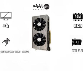 تصویر کارت گرافیک سافایر مدل +Sapphire RADEON RX 570 8GB GDDR5 Nitro (استوک) 