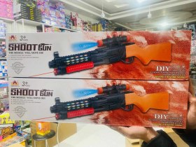 تصویر تفنگ شاتگان باطری خور موزیکال SHOOT GUN TOY MUSICAL