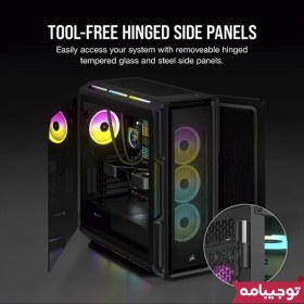 تصویر کیس کامپیوتر کورسیر Case Corsair 5000T RGB Black 