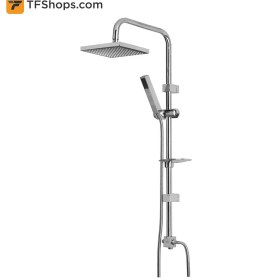 تصویر دوش حمام کی دبلیو سی مدل اوراکل کروم براق Bath Mixer Faucets