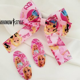 تصویر اکسسوری مو دخترانه طرح باربی HC806 