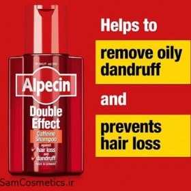 تصویر شامپو کافئین ضد شوره و ریزش Double Effect آلپسین Alpecin Alpecin Double Effect Caffeine hair Shampoo 200ml