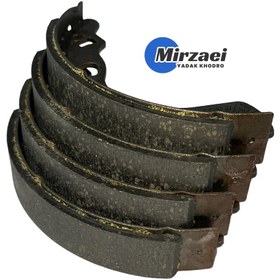 تصویر لنت عقب کفشکی پراید آی آر امکو IR Emco IREMCO rear shoe brake pad suitable for Pride