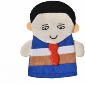 تصویر لیف حمام کودک مدل عروسکی کد 0010 