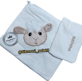 تصویر ست ۲ تکه حوله و لیف مادر ست 