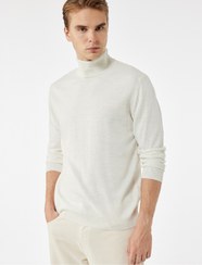 تصویر بولیز زمستانه اساسی گردن بالا با آستین بلند - کوتون - Koton - اورجینال- 975204478 