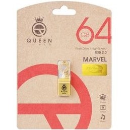 تصویر فلش مموری کوئین تک مدل marvel-G ظرفیت 64 گیگابایت QUEEN TECH 64Gb