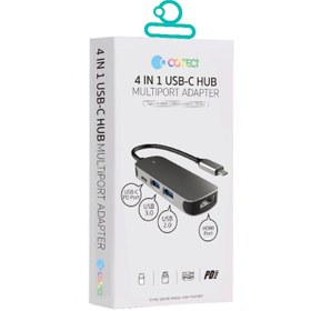 تصویر USB هاب کوتسی مدل 4in1 16008 