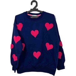 تصویر بلوز دورس زنانه طرح قلب مدل 2025 