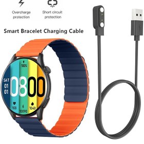 تصویر کابل شارژر مدل KR مناسب برای ساعت های هوشمند شیائومی KR Pro/Kieslect KR KR/KR Pro Smartwatch Charger