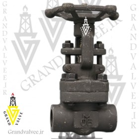 تصویر شیرفلکه کشویی "1/2 اینچ فولادی کلاس 800 جوشی GATE VALVE 1/2" #800 A105 SW