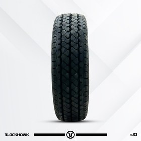 تصویر لاستیک بلک هاک 175/70R13 دور سفید 