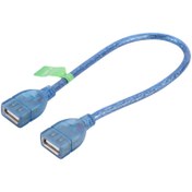 تصویر کابل کوتاه افزایش طول P-net USB-F 30cm 1600118