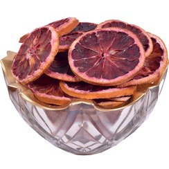 تصویر اسلایس پرتقال خونی خشک با پوست (500 گرم) 