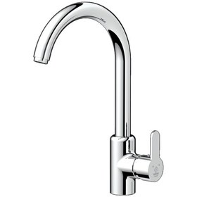 تصویر شیر اهرمی ظرفشویی کاویان گلسا کروم Kavian Golsa sink mixer (chrome)