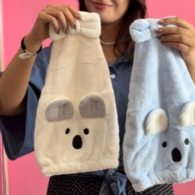 تصویر کلاه حمام حوله ای مدل عروسکی 