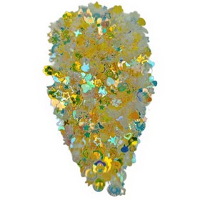 تصویر پولک تزیینی بسته 25 گرمی 