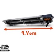 تصویر گرماتاب لوله ای XRU9 شعله کار | هیتر تابشی لوله ای 9.70 متری با ظرفیت حرارتی استثنایی 