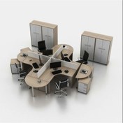 تصویر میز کار گروهی کد 8006 