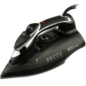 تصویر اتو بخار دستی مشکی فوما 3250 وات Fuma Steam Iron FU-2004 Fuma FU-2004 Black Hand Steam Iron 3250W