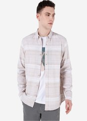 تصویر پیراهن مردانه کالینز آستین بلند راه راه | Colin’s .CL1068402_Q1.V1_BEI 