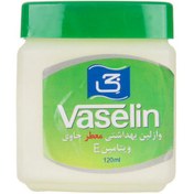 تصویر وازلین بهداشتی معطر جی حاوی ویتامین E حجم 120 میلی لیتر ا Jey Hygenic Scented Vaseline With Vitamin E 120 ml Jey Hygenic Scented Vaseline With Vitamin E 120 ml
