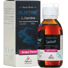 تصویر شربت النیتین ال کارنیتین مینو Minoo Elnitine L Carnitine Syrup