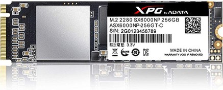 تصویر اس اس دی اینترنال XPG مدل SX6000 lite M.2 2280 ظرفیت 256 گیگابایت 