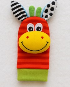 تصویر جوراب و مچ بند جغجغه ایی 