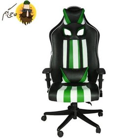 تصویر صندلی گیمینگ بامو طرح سبز Gaming Chair Bamo G2021 Green Gaming Chair Bamo G2021 Green