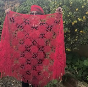 تصویر اشارپ بافتنی crochet handmade