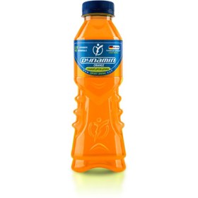 تصویر نوشیدنی ویتامینه ورزشی داینامین پرتقالی بسته ۱۲ عددی 