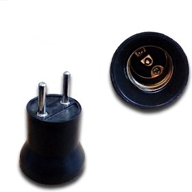 تصویر سرپیچ E27 مدل 2 شاخه دار 