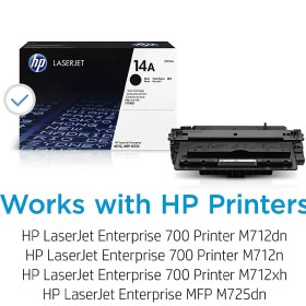 تصویر کارتریج لیزری اچ پی مدل 14A مشکی HP 14A Black LaserJet Toner Cartridge