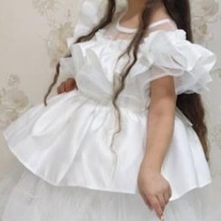 تصویر لباس تور عروس کوچک 