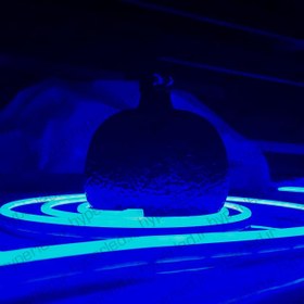 تصویر ریسه نئون فلکسی آبی 5 متر 