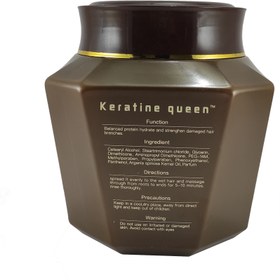 تصویر ماسک مو بدون سولفات و ضد ريزش پروتئين برند کراتین کوئين  1000 میل Keratine Queen Moisturizing Protein Brazilian Hair Mask 1000ml