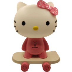 تصویر چراغ خواب کودک طرح کیتی اسکیت سوار 