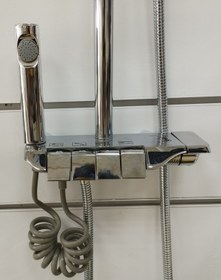 تصویر دوش حمام پیانویی مدرن جدید با کیفبت سنگین وزن برند سیتی مارکت - استیل City Market brand piano shower