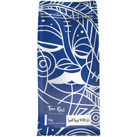 تصویر دانه قهوه ۱۰۰% عربیکا کلمبیا تام‌کینز وزن ۱ کیلوگرم 