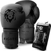 تصویر FIGHTR® Premium Boxing Gloves - Ideal Stability & Impact Strength | Punching Gloves for Boxing, MMA, Muay Thai, Kickboxing & Martial Arts | Includes Carry Bag 
