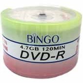 تصویر DvD خام Bingo پک 50 عددی قرمز 